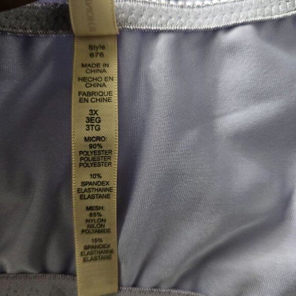 Rhonda Shear Lavender Style 676 Shapewear Leisure  Bra in Size 3X - Picture 8 of 9